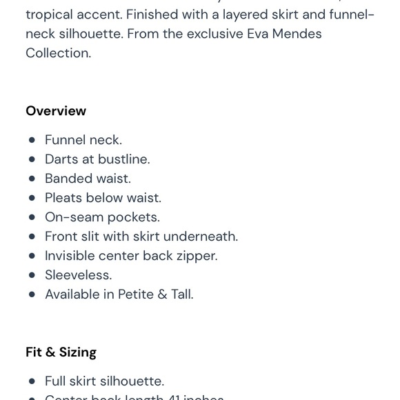 NWT, New York and Company, Eva Mendez Freya Dress size SM - Picture 4 of 6